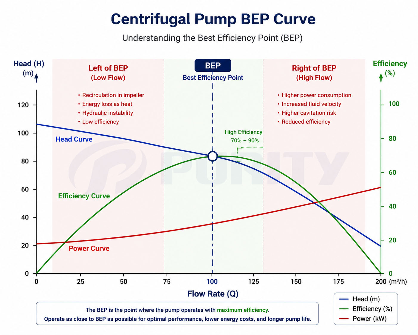 Centrifugal Pump BEP Curve