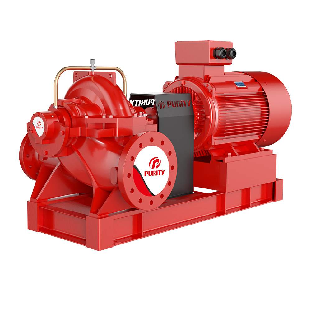 Double Suction Horizontal Split Case Fire Pumps - Manufacturer and ...